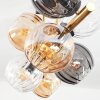 Koyoto Deckenleuchte Glas 15 cm Gold, Schwarz, 8-flammig