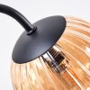 Chehalis Deckenleuchte 10 cm Bernsteinfarben, Rauchfarben, 6-flammig