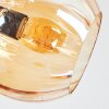Koyoto Deckenleuchte Glas 15 cm Bernsteinfarben, 7-flammig
