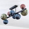 Chehalis Deckenleuchte 10 cm, 12 cm, 15 cm Blau, Grün, Kupferfarben, 8-flammig Chehalis Deckenleuchte 10 cm, 12 cm, 15 cm Blau, Grün, Kupferfarben, 8-flammig