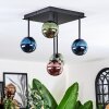 Chehalis Deckenleuchte Glas 10 cm Blau, Grün, Kupferfarben, 5-flammig