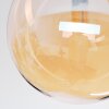 Chehalis Deckenleuchte Glas 15 cm Bernsteinfarben, 3-flammig
