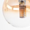 Chehalis Deckenleuchte Glas 10 cm Bernsteinfarben, Klar, 5-flammig
