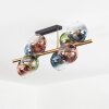 Koyoto Deckenleuchte Glas 15 cm Gold, Schwarz, 8-flammig