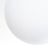 Chehalis Deckenleuchte Glas 15 cm Weiß, 3-flammig