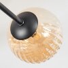 Chehalis Deckenleuchte Glas 12 cm Bernsteinfarben, 6-flammig