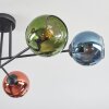 Koyoto Deckenleuchte Glas 15 cm Blau, Grün, Kupferfarben, 6-flammig
