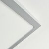 Finsrud Deckenpanel LED Silber, 1-flammig