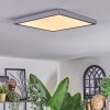 Finsrud Deckenpanel LED Silber, 1-flammig