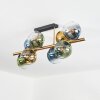 Koyoto Deckenleuchte Glas 15 cm Gold, Schwarz, 8-flammig