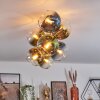 Koyoto Deckenleuchte Glas 15 cm Gold, Schwarz, 8-flammig
