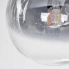 Chehalis Deckenleuchte Glas 12 cm Klar, Rauchfarben, 3-flammig