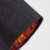 Fallhagen Wandleuchte Schwarz, 1-flammig