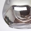 Ripoll Deckenleuchte Glas 15 cm Bernsteinfarben, Rauchfarben, 2-flammig