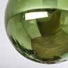 Gastor Deckenleuchte Glas 15 cm Blau, Grün, 2-flammig