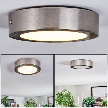 Tavin Deckenleuchte LED Nickel-Matt, 1-flammig