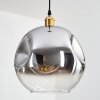 Ripoll Hängeleuchte Glas 30 cm Gold, 1-flammig