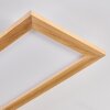 Belan Deckenpanel LED Naturfarben, Weiß, 1-flammig, Fernbedienung