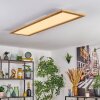 Belan Deckenpanel LED Naturfarben, Weiß, 1-flammig, Fernbedienung