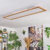 Belan Deckenpanel LED Naturfarben, Weiß, 1-flammig, Fernbedienung