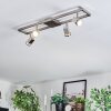 Danil Deckenleuchte LED Nickel-Matt, 4-flammig