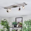 Danil Deckenleuchte LED Nickel-Matt, 4-flammig