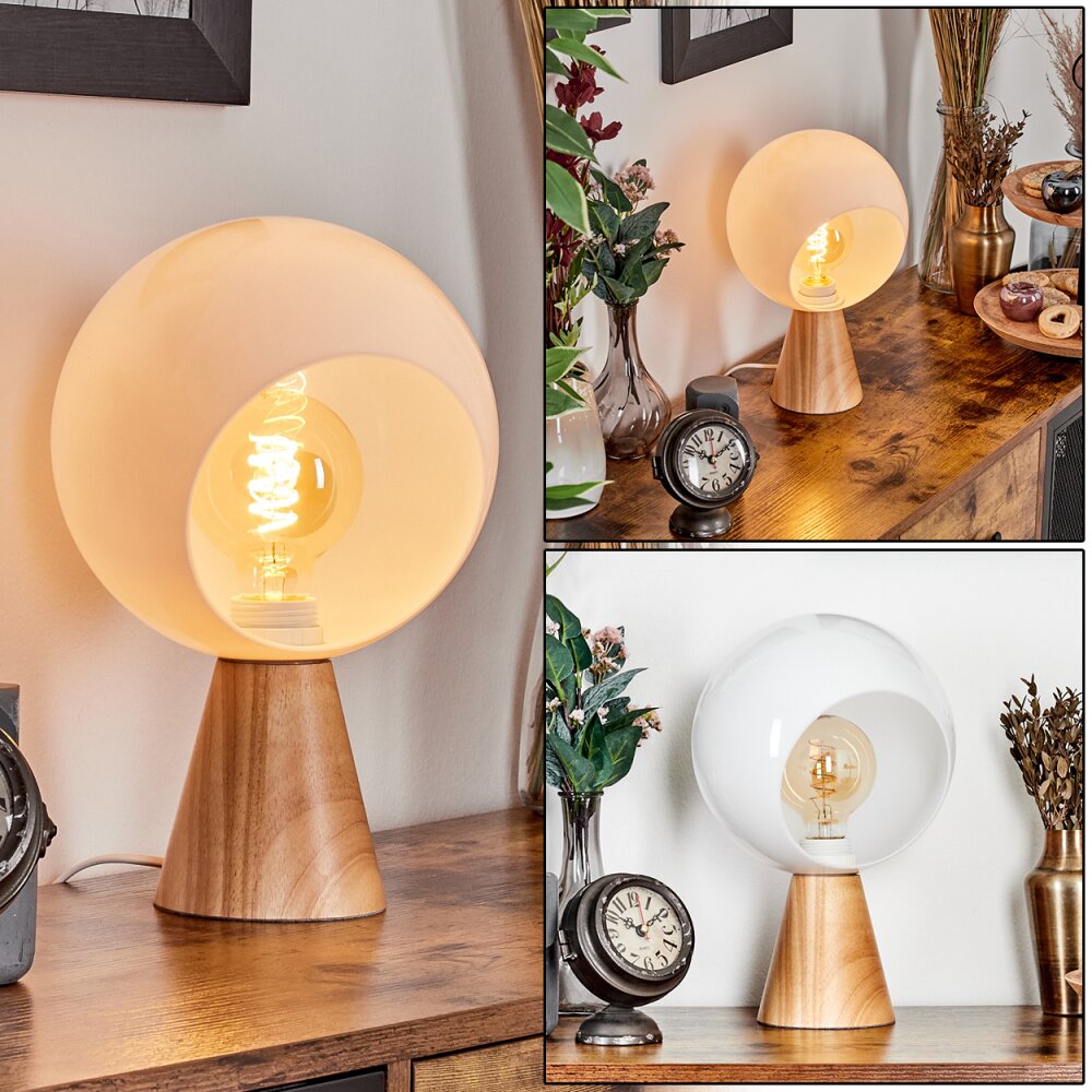 Velmo Tischleuchte LED Naturfarben, 1-flammig main product photo