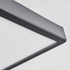 Finsrud Deckenpanel LED Schwarz, 1-flammig