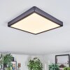Finsrud Deckenpanel LED Schwarz, 1-flammig