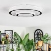 Borin Deckenleuchte LED Grau, Weiß, 1-flammig