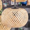 Bauro Hängeleuchte Glas 15 cm, 20 cm Naturfarben, 6-flammig