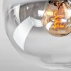 Gastor Deckenleuchte Glas 15 cm Bernsteinfarben, Klar, Rauchfarben, 3-flammig