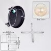 Koyoto Deckenleuchte Glas 15 cm Bernsteinfarben, Klar, 3-flammig