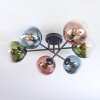 Gastor Deckenleuchte Glas 15 cm Blau, Grün, Klar, Kupferfarben, 6-flammig