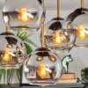 Koyoto Deckenleuchte Glas 15 cm Gold, Schwarz, 5-flammig