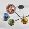 Koyoto Deckenleuchte Glas 15 cm Blau, Gold, Grün, Klar, Kupferfarben, 6-flammig