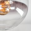 Koyoto Deckenleuchte Glas 15 cm Klar, Rauchfarben, 3-flammig