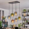 Lauden Hängeleuchte Glas 20 cm Blau, Grün, Klar, Kupferfarben, Rauchfarben, 6-flammig