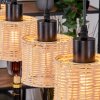 Cavaca Hängeleuchte Naturfarben, Schwarz, 4-flammig