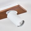 Dalan Deckenleuchte LED Naturfarben, Weiß, 2-flammig