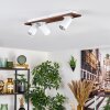 Dalan Deckenleuchte LED Naturfarben, Weiß, 3-flammig