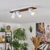 Dalan Deckenleuchte LED Naturfarben, Weiß, 3-flammig