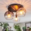 Koyoto Deckenleuchte Glas 15 cm Bernsteinfarben, Klar, Rauchfarben, 3-flammig Koyoto Deckenleuchte Glas 15 cm Bernsteinfarben, Klar, Rauchfarben, 3-flammig
