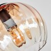 Koyoto Deckenleuchte Glas 15 cm Bernsteinfarben, Klar, 3-flammig