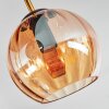 Koyoto Deckenleuchte Glas 15 cm Gold, Schwarz, 5-flammig