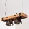 Oksbol Pendelleuchte Holz dunkel, Schwarz, 2-flammig Oksbol Pendelleuchte Holz dunkel, Schwarz, 2-flammig