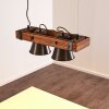 Oksbol Pendelleuchte Holz dunkel, Schwarz, 2-flammig Oksbol Pendelleuchte Holz dunkel, Schwarz, 2-flammig