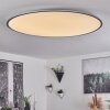 Champa Deckenpanel LED Silber, 1-flammig, Fernbedienung