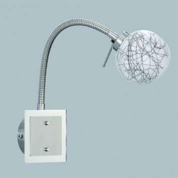 Fischer & Honsel Flex 1 Wandleuchte als Leselampe mit Flexarm für Bett und Sofa