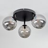 Chehalis Deckenleuchte Glas 15 cm Rauchfarben, 3-flammig